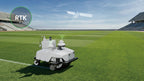 FJD PaintMaster Ultra using RTK navigation on an open stadium field