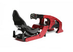 Formula Pro F1 Racing Simulator - complete cockpit with carbon steering wheel and 49-inch curved display