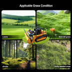 OVK Heavy-Duty 459CC Commercial Remote-Controlled Hybrid Mower (SAK68124)