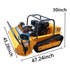 OVK Heavy-Duty 459CC Commercial Remote-Controlled Hybrid Mower (SAK68124)