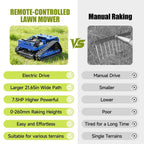 OVK Heavy-Duty 7HP Commercial Remote-Controlled Tracked Gasoline Lawn Mower (SAK94270)
