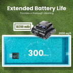 Heavy-Duty Cordless Wall Climbing Robotic Pool Vacuum Cleaner (SAK80239)