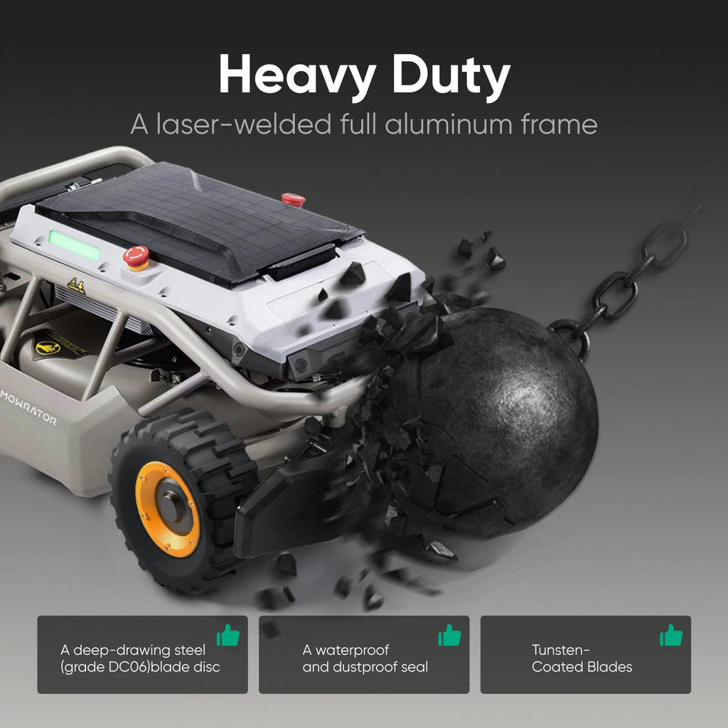 Mowrator S1 heavy duty all-aluminum chassis