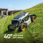 Mowrator S1 4WD RC Mower - 85% Slopes, Leaf Vacuum, Wide Wheels