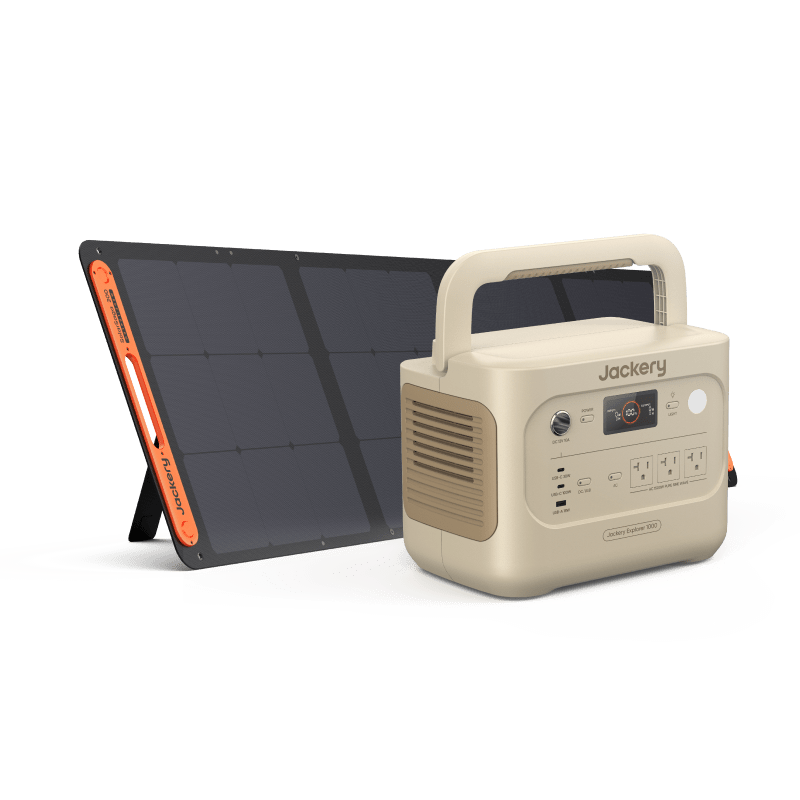 Jackery Solar Generator 1000 v2 - powering home appliances during an outage