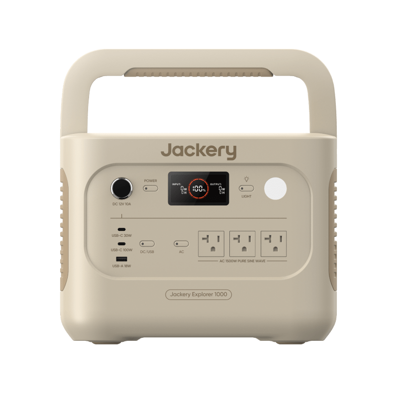 Jackery Portable Power Station Explorer 1000 v2 - powering home appliances during an outage