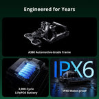 Lymow One Plus A380 aluminum frame, 2,000-cycle LiFePO4 battery and IPX6 rating