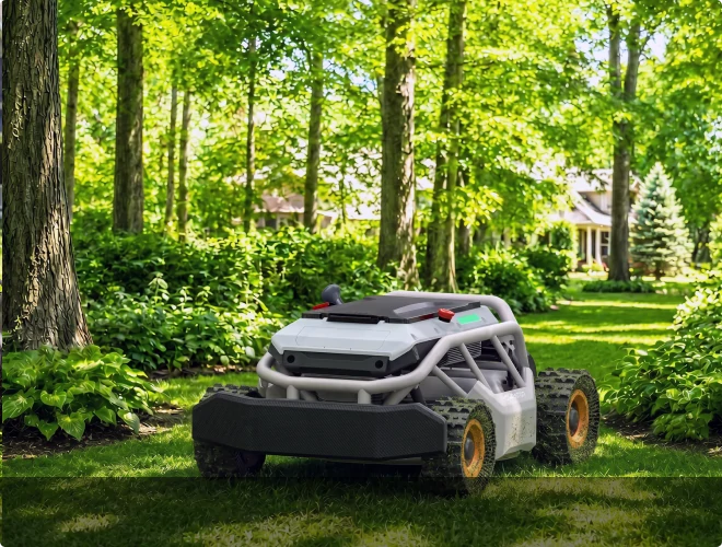 Mowrator S1 4WD Remote Control Mower - 119% Slope, Grip Tread Tires