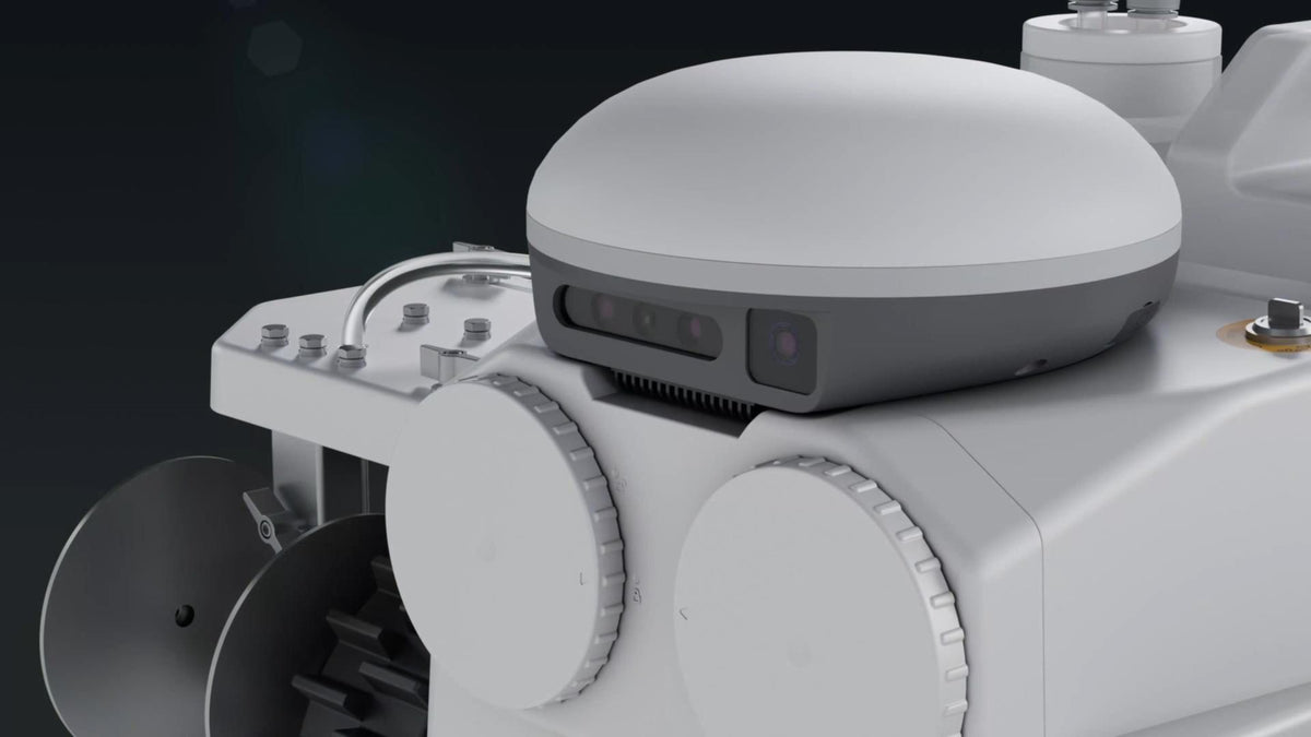 Close-up of the PaintMaster Mini antenna dome