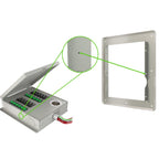 12 Circuit Manual Transfer Switch Flush Mount