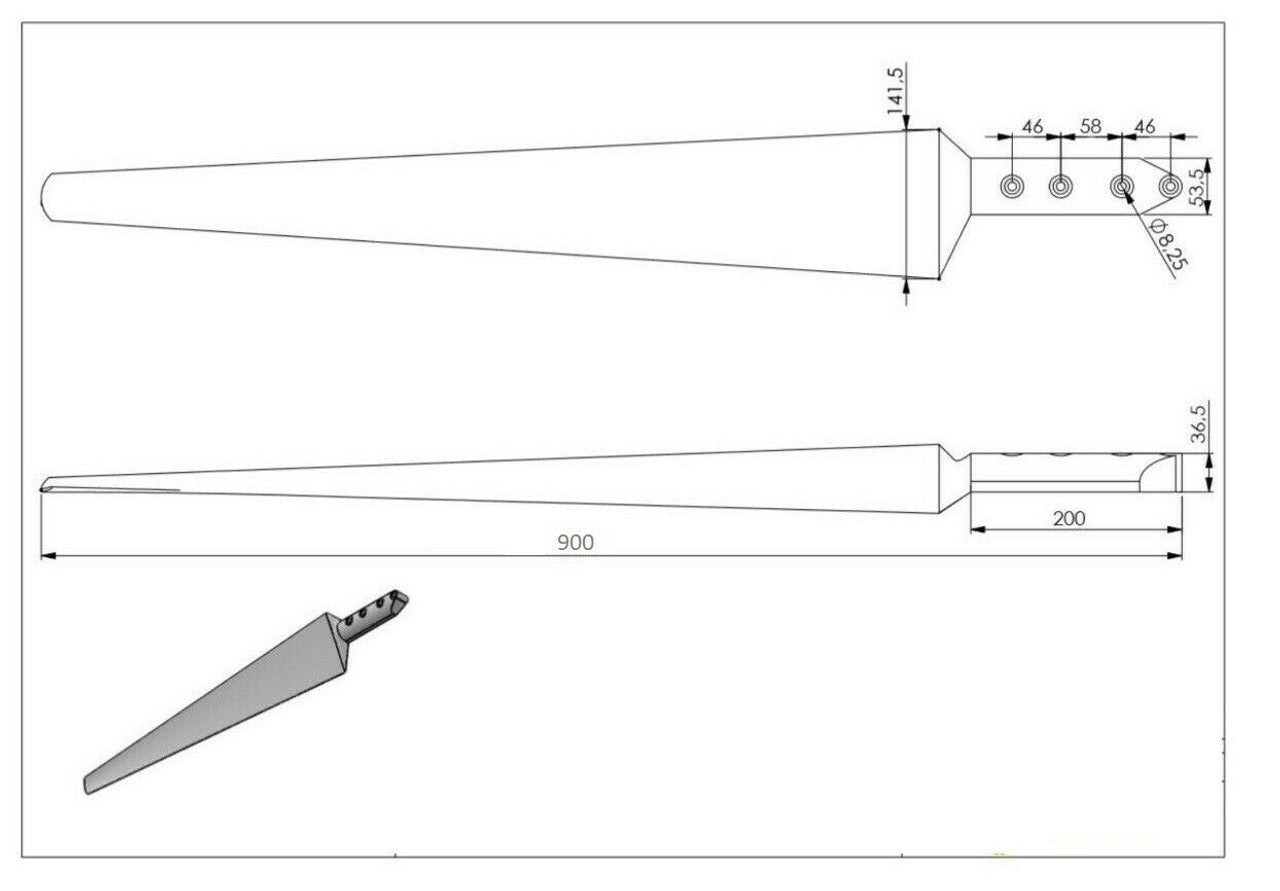 90 cm Wind Blade for Wind Turbine