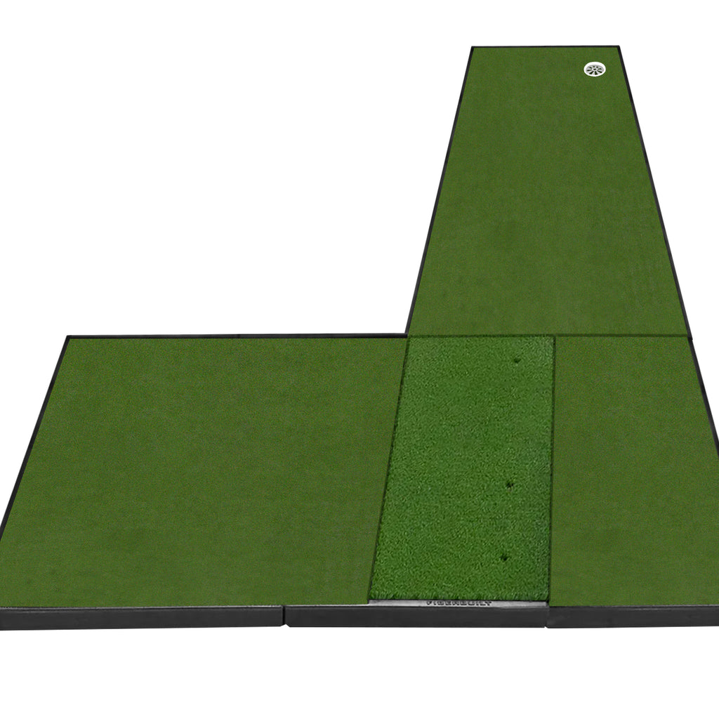 The Net Return Pro Package — 8′×7′6″ Complete Golf Net & Turf Setup