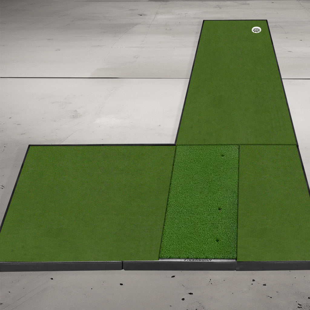 The Net Return Pro Package — 8′×7′6″ Complete Golf Net & Turf Setup