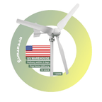 SMARAAD SM3 Horizontal Wind Turbine Generator — 1500W | 12V / 24V