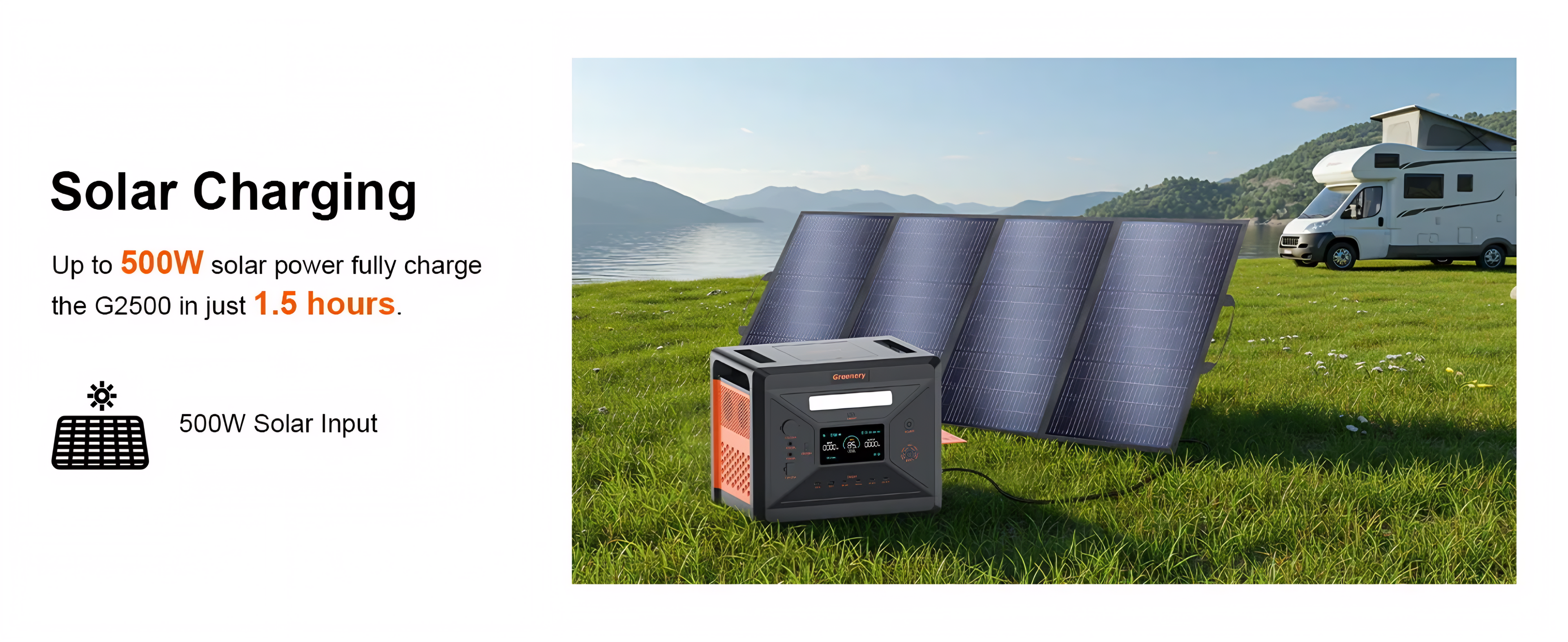 SolarPlay Portable Power Station with Solar Panel — Home, RV & Off-Grid | 2500W / 3500W LiFePO4