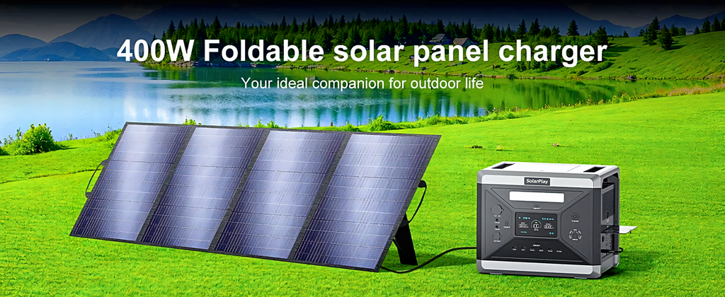 SolarPlay Foldable Solar Panel 200W / 400W — ETFE Monocrystalline | Camping, RV & Off-GridFolding Solar Panels 200w / 400w