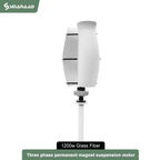 SMARAAD ST Spiral Vertical Wind Turbine — 1200W Low-Noise | 12V / 24V