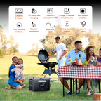 SolarPlay Portable Power Station with Solar Panel — Home, RV & Off-Grid | 2500W / 3500W LiFePO4