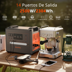 SolarPlay Portable Power Station with Solar Panel — Home, RV & Off-Grid | 2500W / 3500W LiFePO4