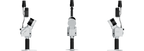 FJD Trion S2 series LiDAR scanner shown from three angles